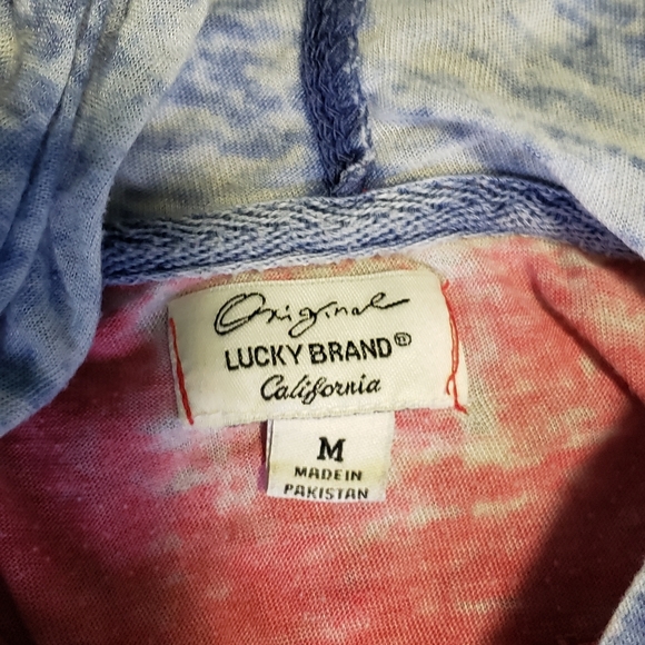 Lucky Brand lightweight, long sleeve, hooded top - Picture 2 of 2